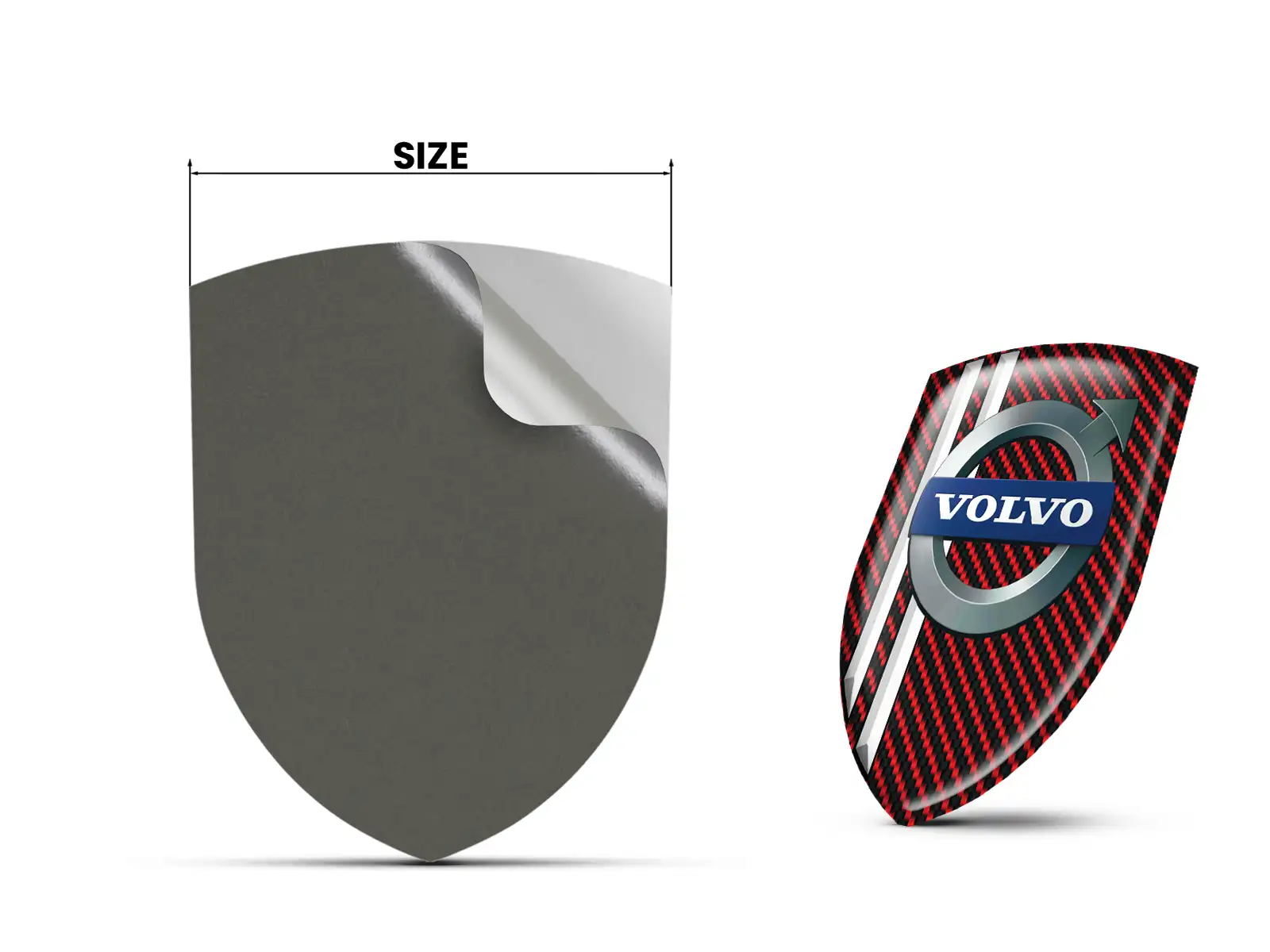 Volvo Insignias Auto Personalizadas Máximo Duradero Diseño Pro